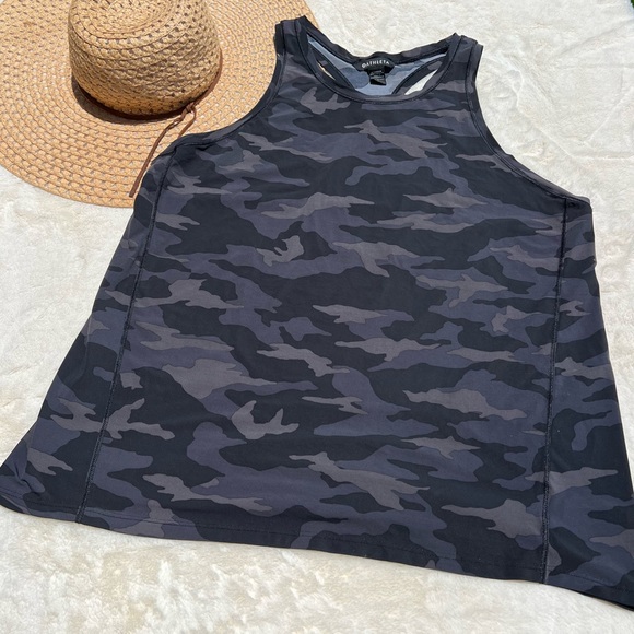 Athleta Ultimate Camo Train Tank Workout Top Size XL - Picture 3 of 6